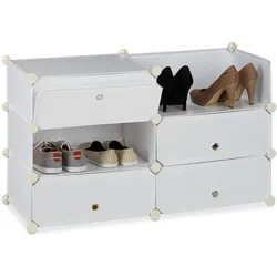 Relaxdays, Schuhschrank, Schuhschrank (49 x 37 x 107 cm)