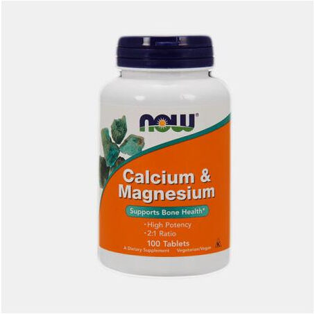 NOW CALCIUM & MAGNESIUM 100 COMPRIMIDOS