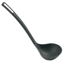 WellHome - Schwarze PBT-Schöpfkelle 29x8,2cm