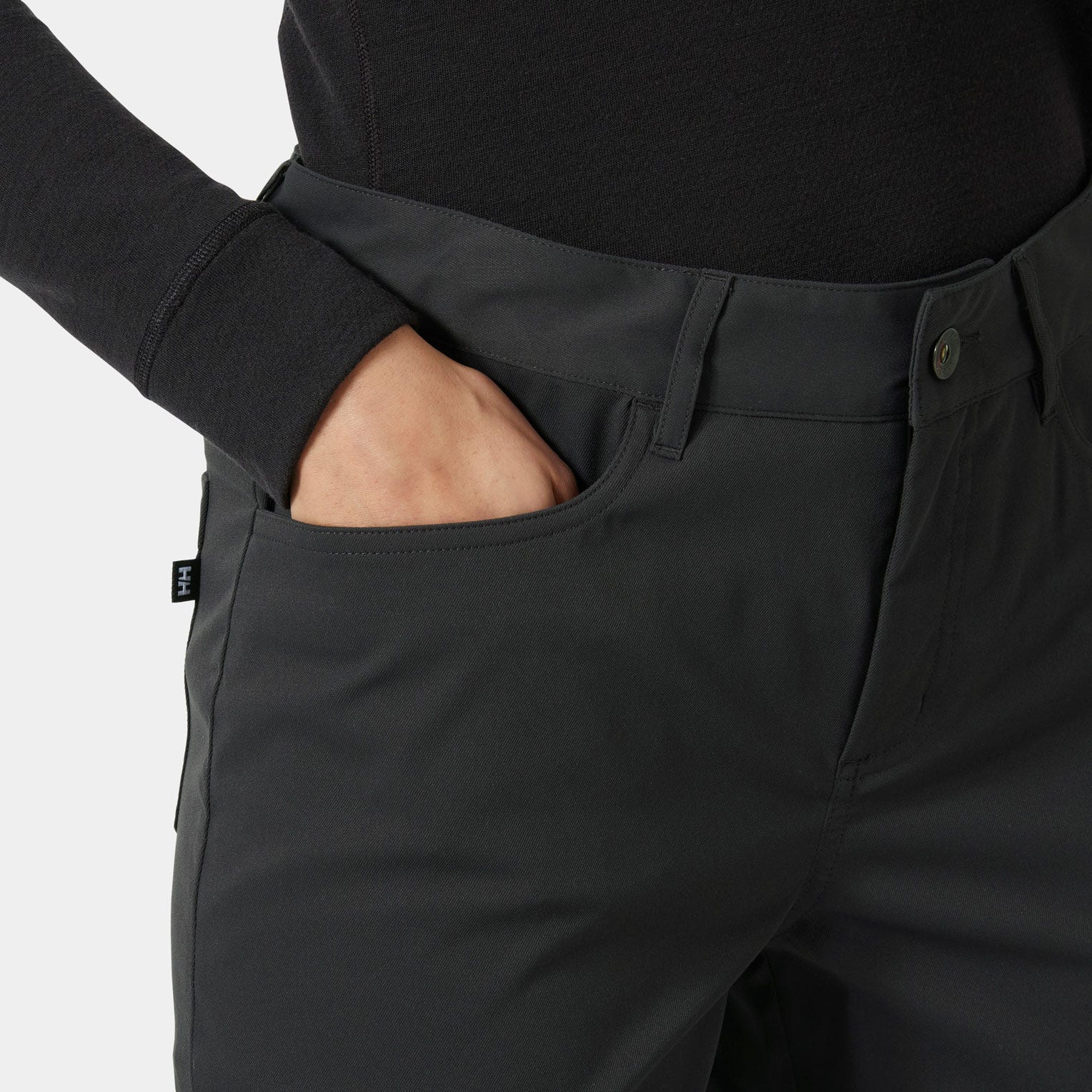 Helly Hansen Women's Holmen 5 Pocket Trousers - Black/Ebony - 28/28