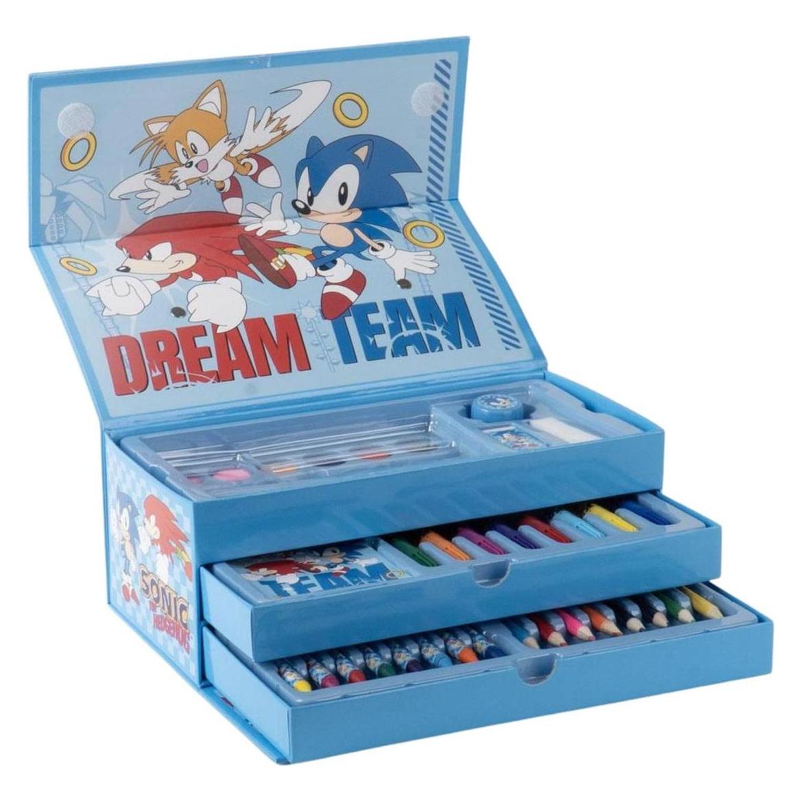 Cerda Sonic the Hedgehog Colouring stationery case (I-2700002319)