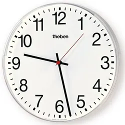 Theben 5009230 KNX Nebenuhr, einseitige Wanduhr, Durchm. 40 cm, arab. Zahlen OSIRIA 240 AR KNX