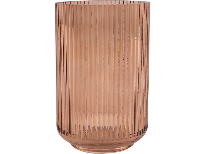 POINT-VIRGULE Windlicht Lamazère Braun Glas D 12 cm H 19.3 cm - Windlicht