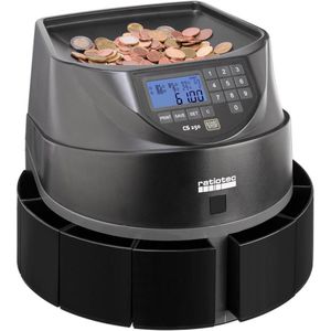 Ratiotec Münzzähler CS 250, mit Sortierfunktion, 550 Stück / Minute