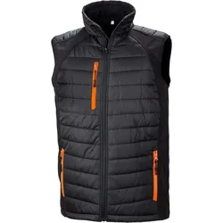Result Genuine Recycled Herren Hybrid Gilet 'Black Compass' Bodywarmer R238X