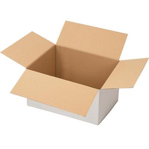 Smartboxpro Faltkartons 1-wellig, 25 Stück, weiß, Innenmaße: 295 x 195 x 140mm