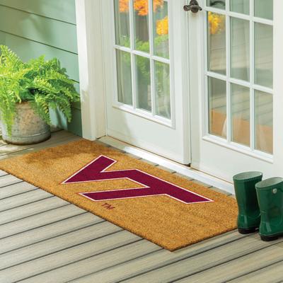 Evergreen Virginia Tech Full Color Indoor/Outdoor Coir Mat