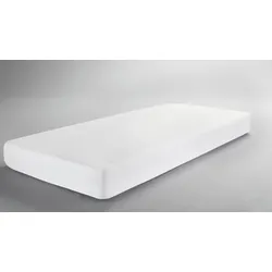 Dormisette Protect & Care wasserdichtes Molton-Spannbetttuch weiß 120x200 cm