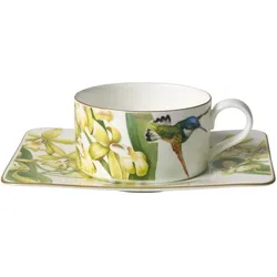 Villeroy & Boch, Tasse, Amazonia Teetasse mit Untertasse (230 ml, 1x)