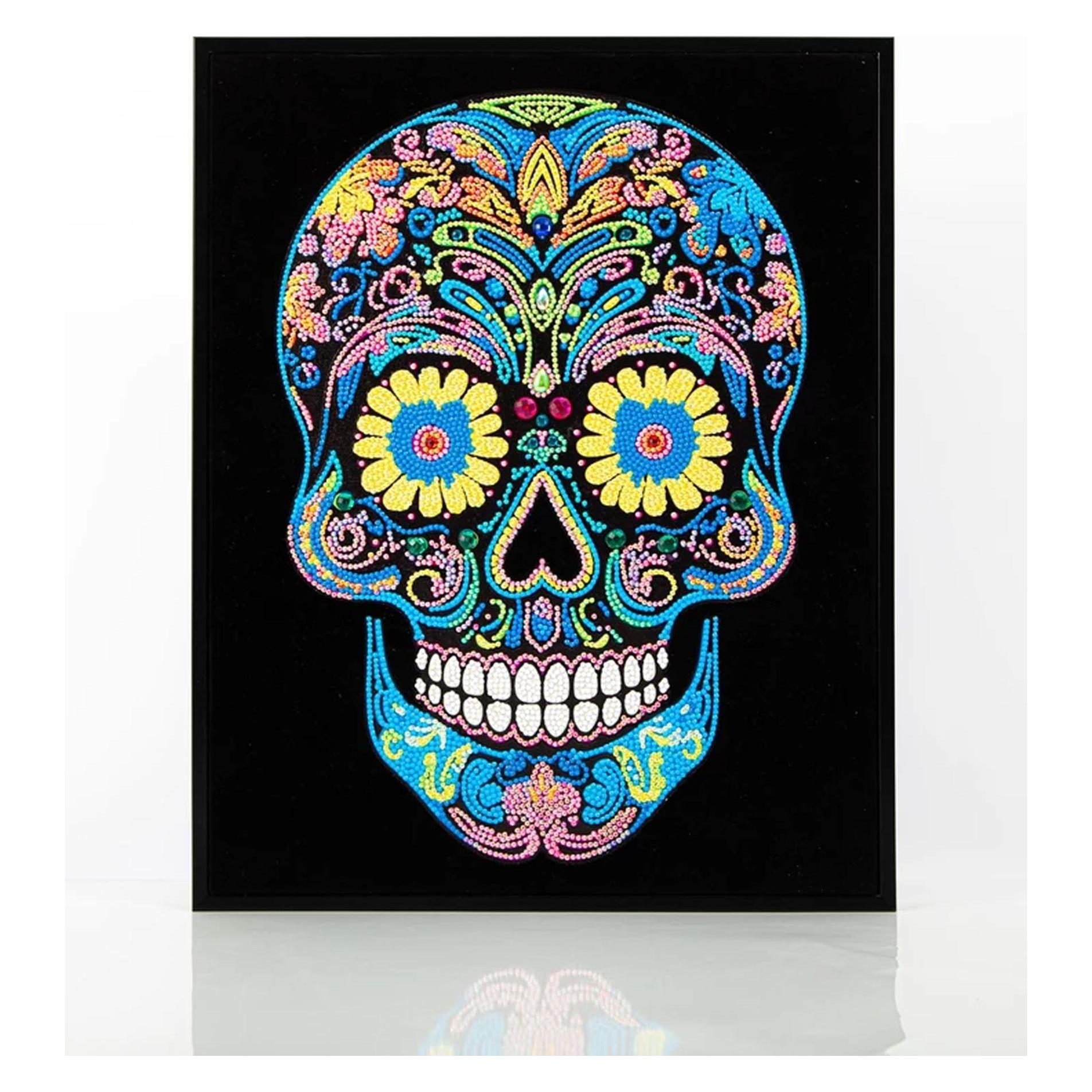 Diamond Dotz Diamond Painting Neon Totenkopf (2594359)