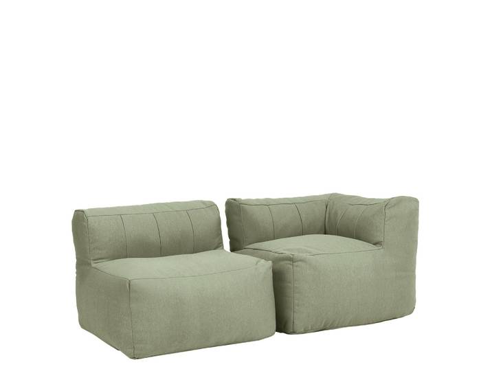 SITZSACK-SOFA Outdoor 2-tlg.: Ecksessel, Sessel