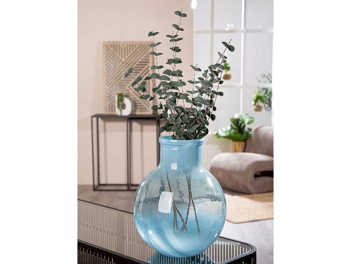 Vase Novelle Ø 24cm Bleu/Bleu clair