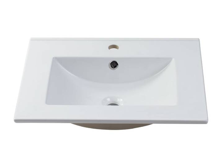 Vasque à encastrer céramique blanc