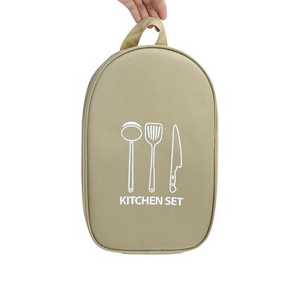 Outdoor-Reisen Camping Geschirr Aufbewahrungstasche bequem Handheld Camping Kochgeschirr Tasche Messer Reisetasche