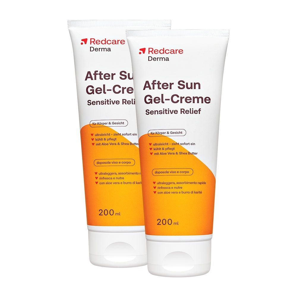 Redcare Derma After Sun Gel-Creme Sensitive Relief x2 2x200 ml Gel