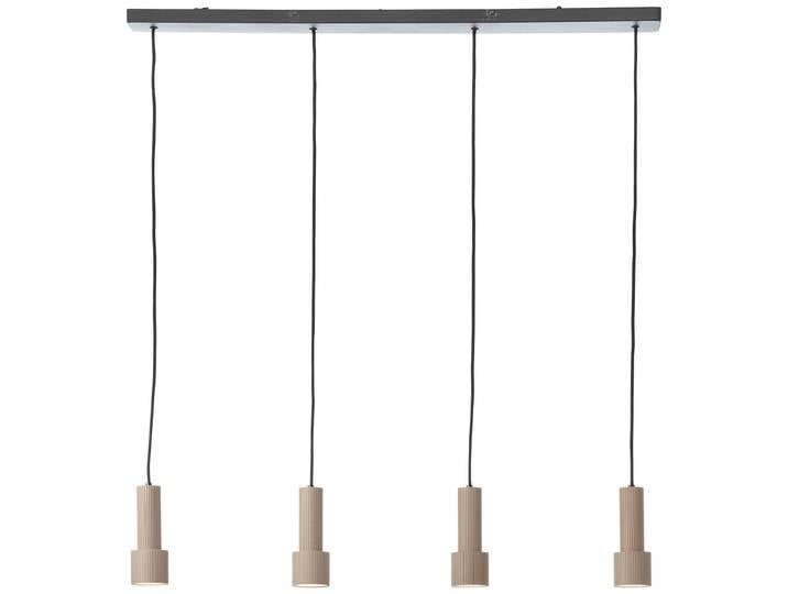 Suspension Brilliant Cadiz 60118/76 - Salon\, cuisine\, salle à manger - Aluminium - Pour intérieur - Gris - Sans ampoule