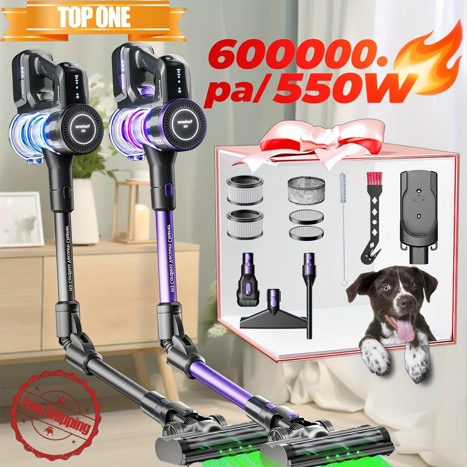 Selius Cordless Stofzuiger - Draadloze Zakloze Accu Stofzuiger