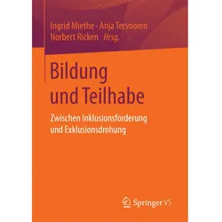 Bildung und Teilhabe, Fachbücher von Anja Tervooren, Ingrid Miethe, Norbert Ricken