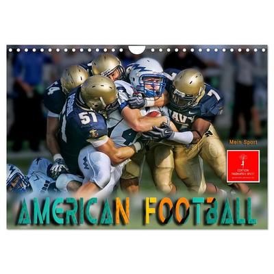 American Football - mein Sport (Wandkalender 2027 DIN A4 quer), CALVENDO Monatskalender