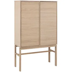 Actona »Linley« Schrank Eiche weiß Furnier geölt 90,8x150x40 cm / Eiche weiß Furnier geölt