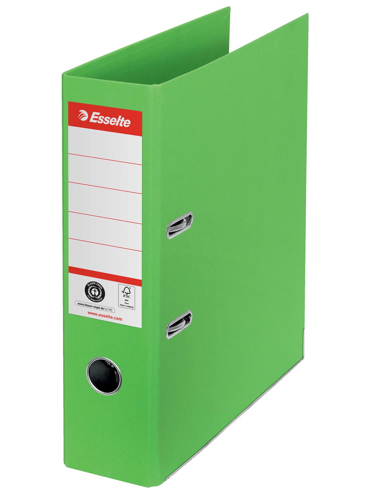 Esselte No. 1 Ordner, 100% Recycling-Karton, Grün