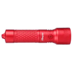 OrcaTorch - Orca 7 - Tauchlampe mit 3000 Lumen - Farbe: Rot