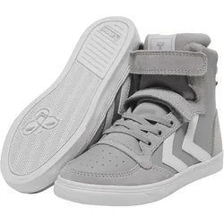 hummel Slimmer Stadil Leder High-Top Sneaker Kinder 1100 - alloy 36