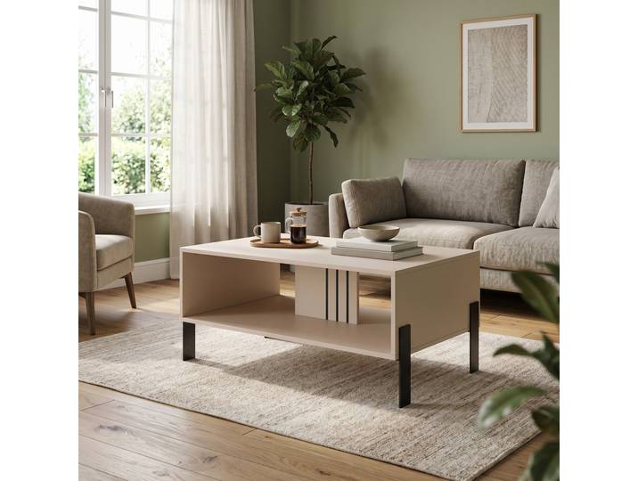 Masseno Couchtisch VALOZA 100 cm Kaschmir