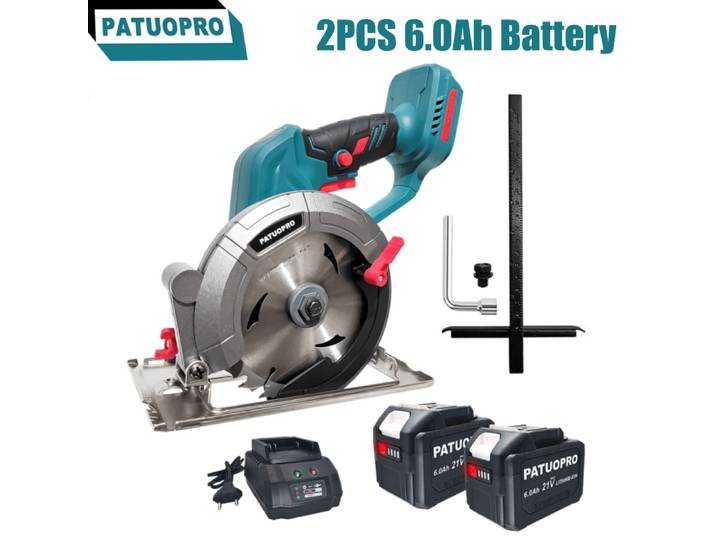 Makita-Scie Circulaire Électrique Sans Balais, 6 Pouces, 150mm, Déterminer, Réglable, Machine à Ministres le Bois, Batterie 18V