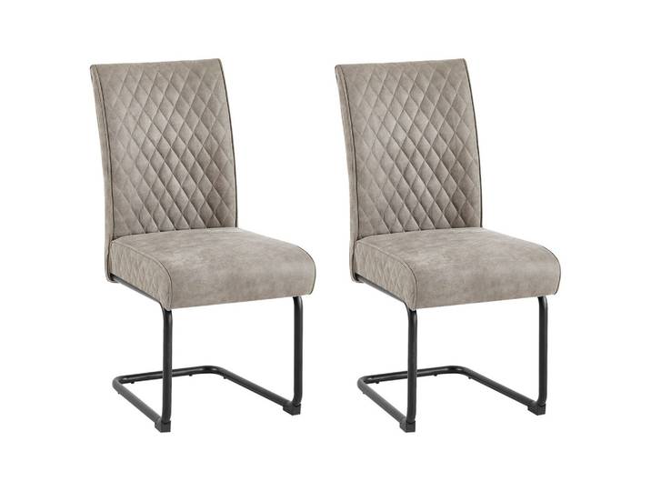 Schwingstuhl-Set Maria-XXL 2er-Set Taupe