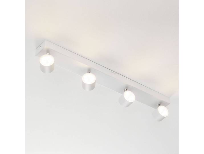 Philips Star LED-Strahler weiß 4-flg. WarmGlow STAR, dimmbar, weiß / opal, für Wohn- / Esszimmer, Metall, Modern