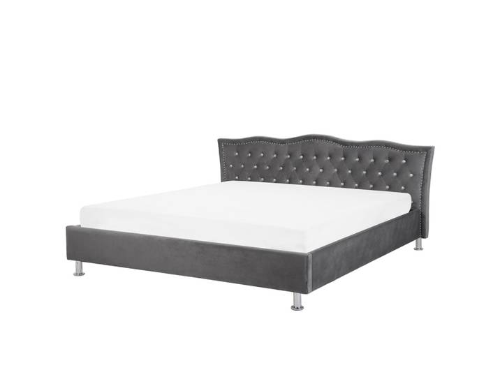 BETT 180/200cm Dunkelgrau Metz