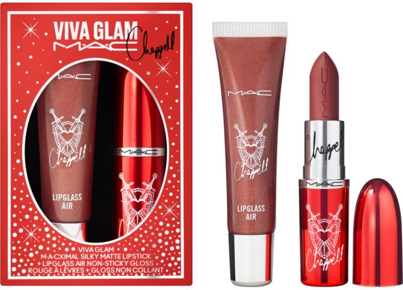MAC Cosmetics Holiday Viva Glam Lip Duo gift set for lips