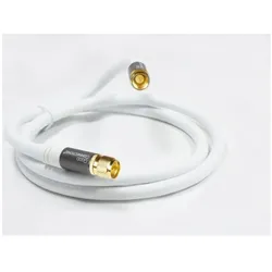 Good Connections SAT Antennenkabel SmartFLEX, F-Stecker an F-Stecker, vergoldet, vierfach geschirmt, Schirmmass 120dB (120 dB, Antennenkabel), Antennenkabel