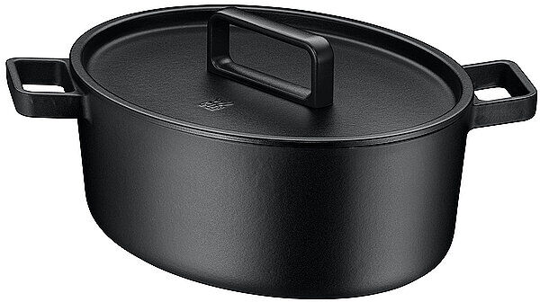 WMF Bräter Oval FLAVOUR 33x26cm Guss/Schwarz schwarz EG