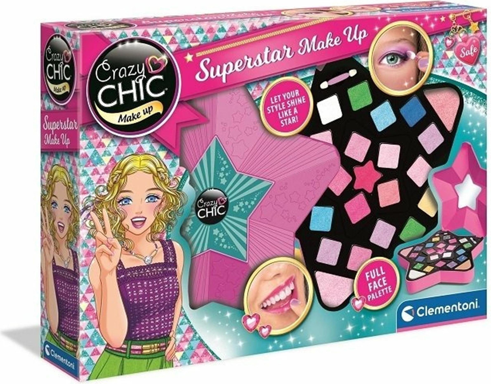 Clementoni Crazy Chic Super Star Make-up 17650