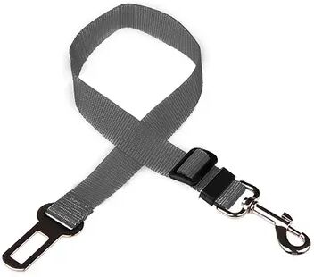 Smart Shopping Spot Adjustable Dog Car Seat Belt Safety Leash For Secure Pet Travel grey