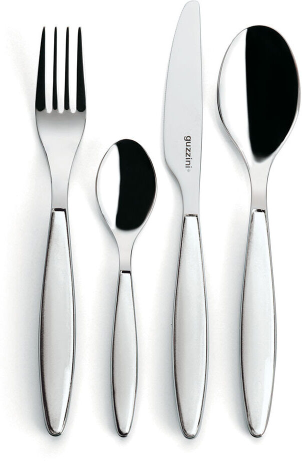 Guzzini - 24 Piece Cutlery Set, Service for 6 White 24