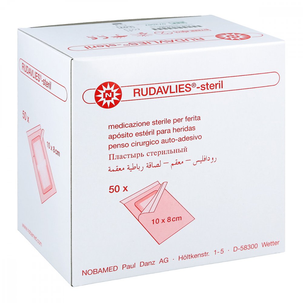 1001 Artikel Medical GmbH Rudavlies-steril Verbandpflaster8x10 cm 01631464
