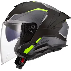 LS2, Motorradhelm, OF618 VERSO II AIR Jethelm (S, 55 - 56 cm)