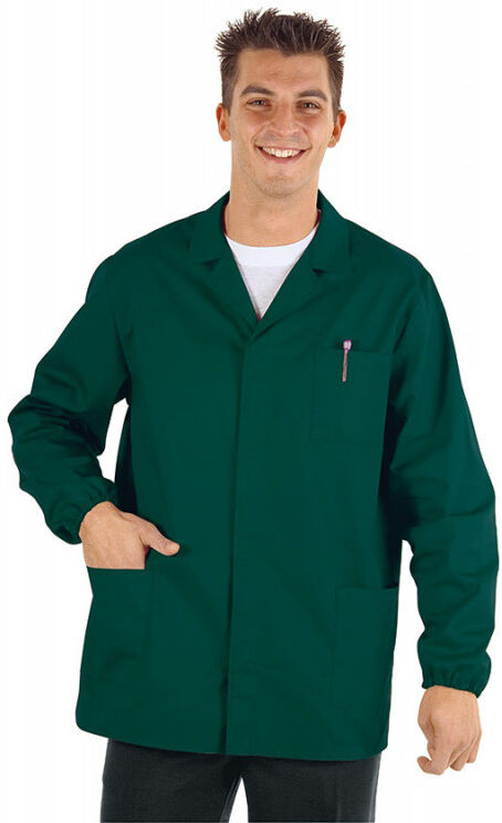 Isacco Veste Médicale Homme Manches Longues Sport Verdone L