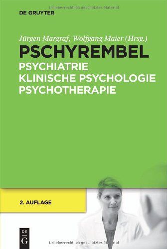 Jürgen Margraf - Pschyrembel Psychiatrie, Klinische Psychologie, Psychotherapie - Preis vom 01.10.2026 17:08:56 h