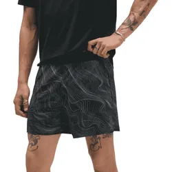 Hoka Herren Glide Short 5" Brief CLF PRT schwarz
