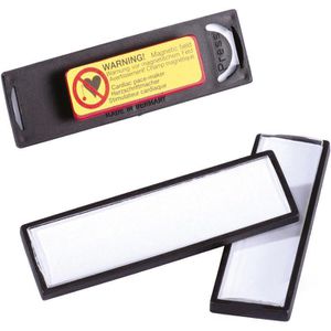 Durable Namensschilder 8132-01 Clip Card 67 x 17mm, mit Magnet, Acryl, 25 Stück, schwarz