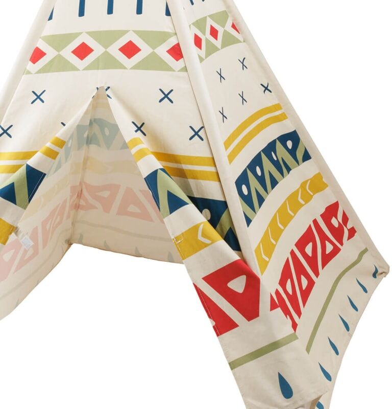 Eurekakids Tienda tipi de madera para niños