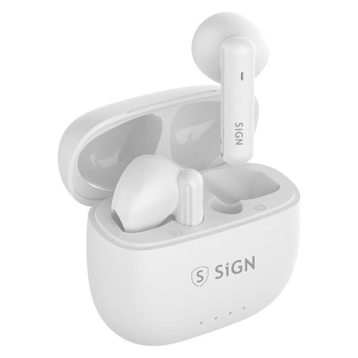 SIGN Ultra Pods Wireless Earphones - White (Kabellos) (SN-FREEWH1)