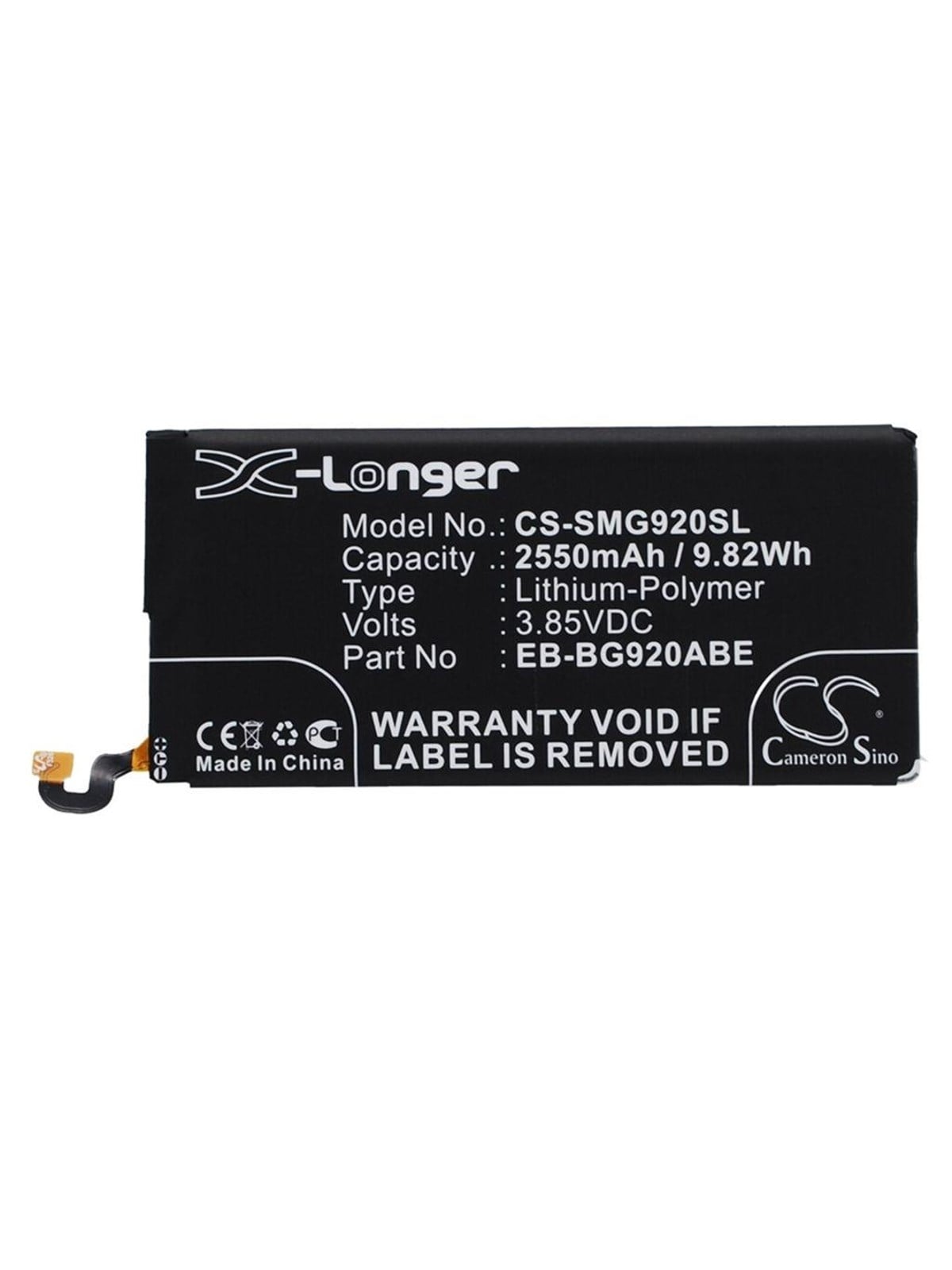 SiGN Battery for Samsung Galaxy S6 Battery