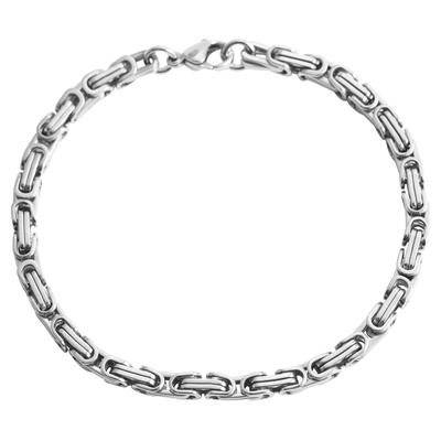 Armband ADELIA´S "Armband aus Edelstahl 20 cm", silber, Armbänder, Herren, 20cm, Edelstahl, Armband, Geschenkidee: zeitlos und vielseitig