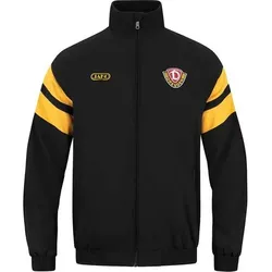JAKO Unisex Dynamo Dresden Freizeitjacke Retro, Größe L in Schwarz Schwarz