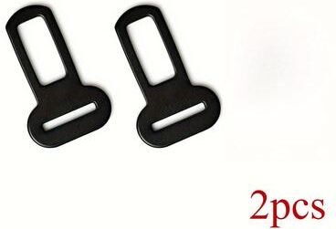 Quick Pick Pro Heavy Duty Pet Seat Belt Adapter Metal Dog Seat Belt Clip For Cars & Trucks black 2pcs